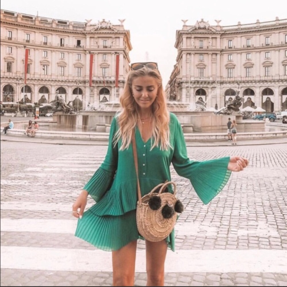 🎉HP 🎉ZARA Pleated Dress - Picture 3 of 7